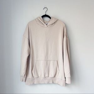 H&M Oversized Hoodie in Tan/Camel